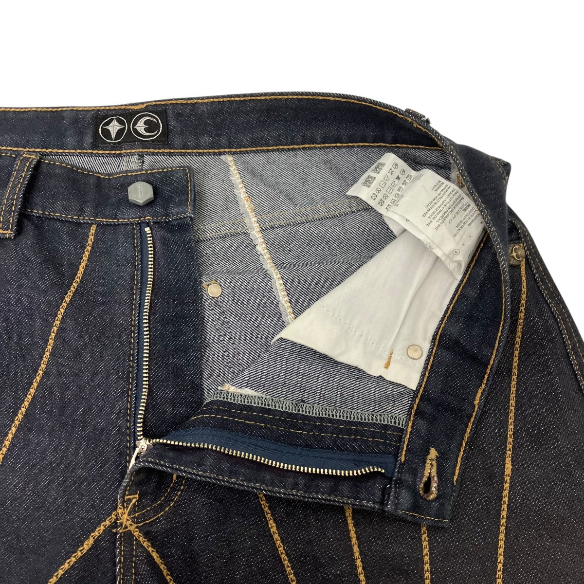 TC RISE DENIM EMDPANT デザインワイドデニム