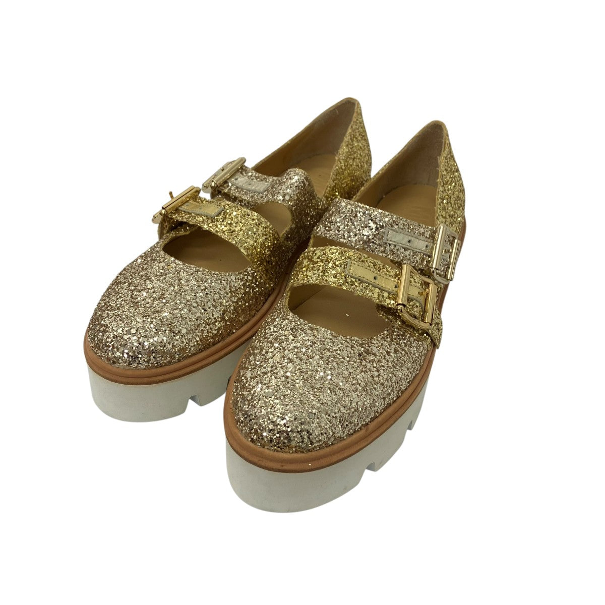MM6 Maison Margiela グリッターサンダル 古着・中古-1枚目のアイテム画像