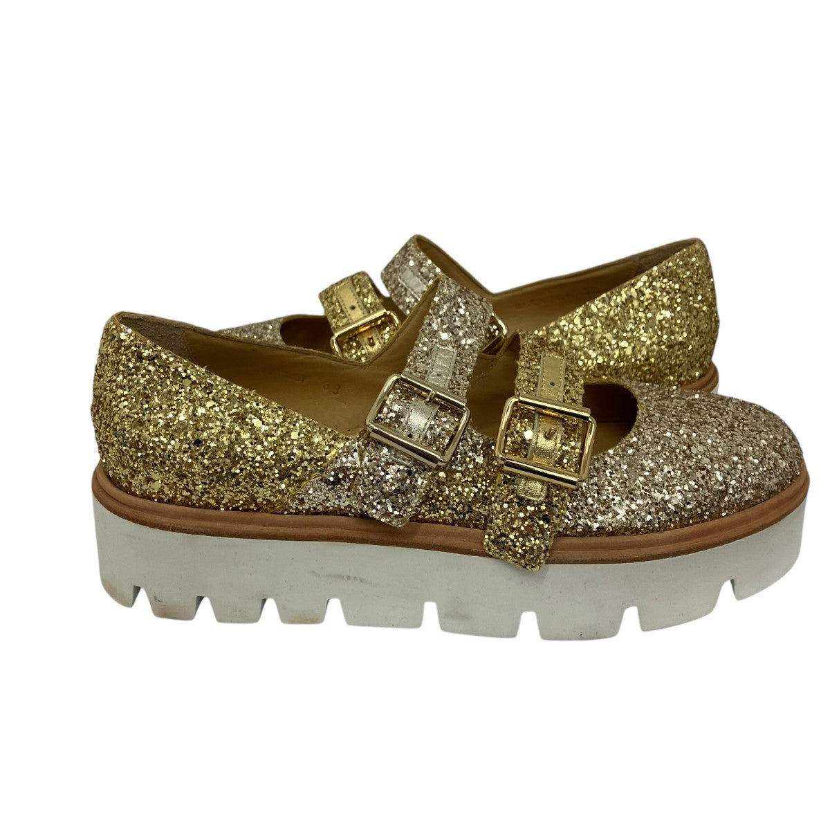 MM6 Maison Margiela グリッターサンダル 古着・中古-4枚目のアイテム画像
