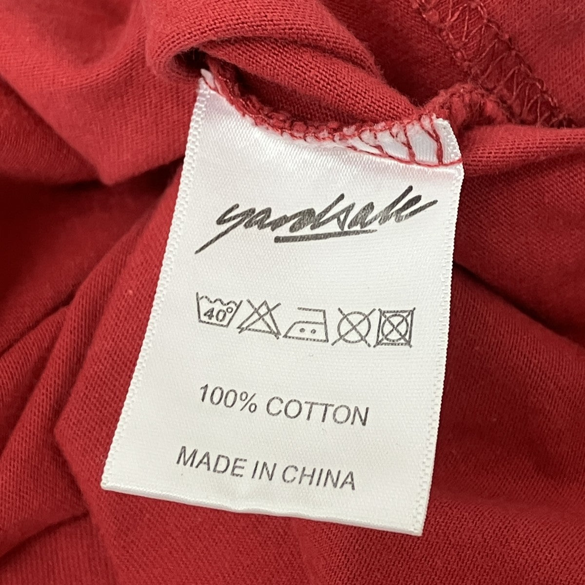 YARDSALE(ヤードセール) プリントTシャツ レッド サイズ S｜【公式