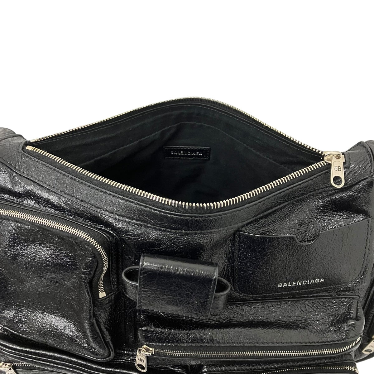 BALENCIAGA スーパービジーレザーショルダーバッグ 古着・中古-5枚目のアイテム画像