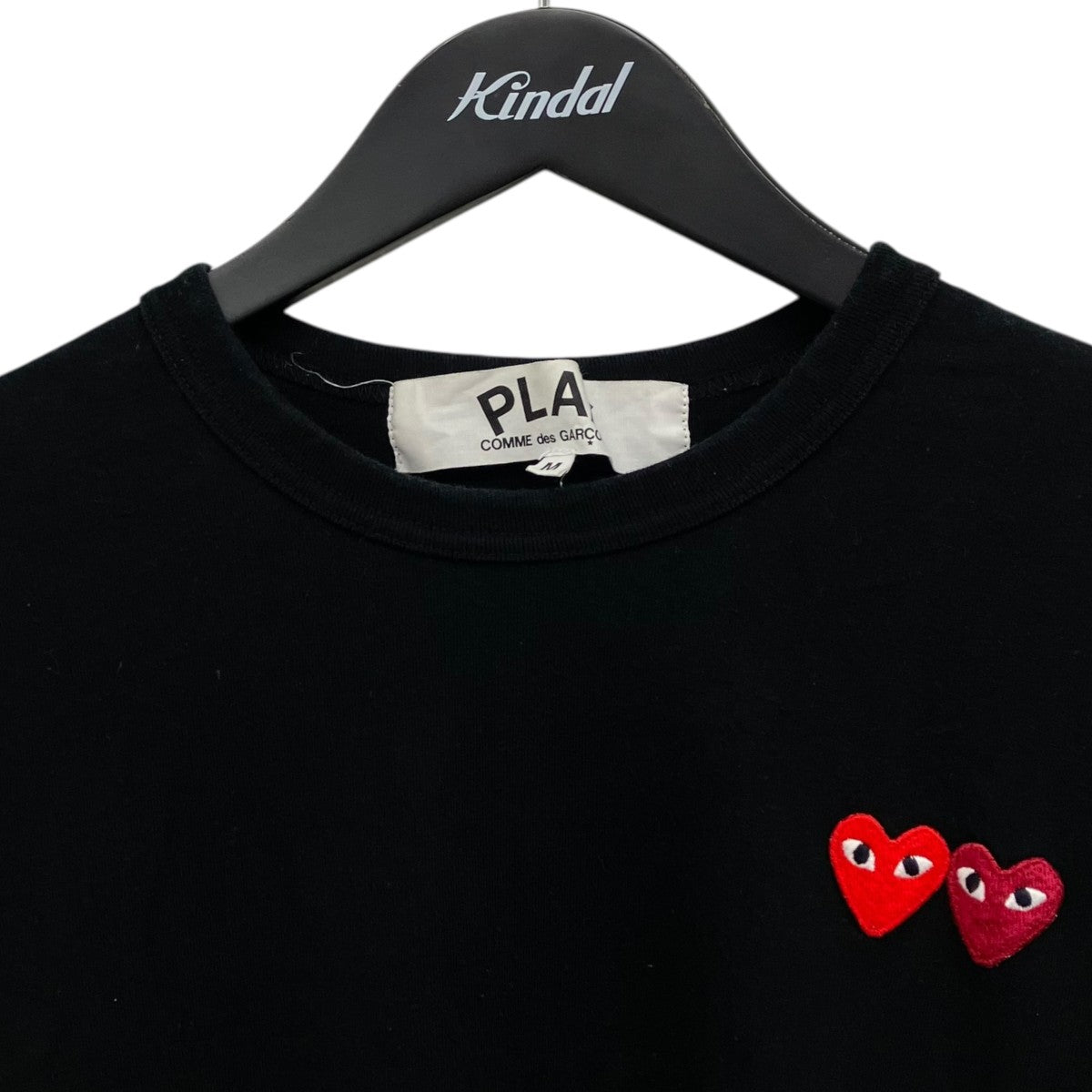 PLAY COMME des GARCONS エンブロイダリーデザインTシャツ 古着・中古-3枚目のアイテム画像