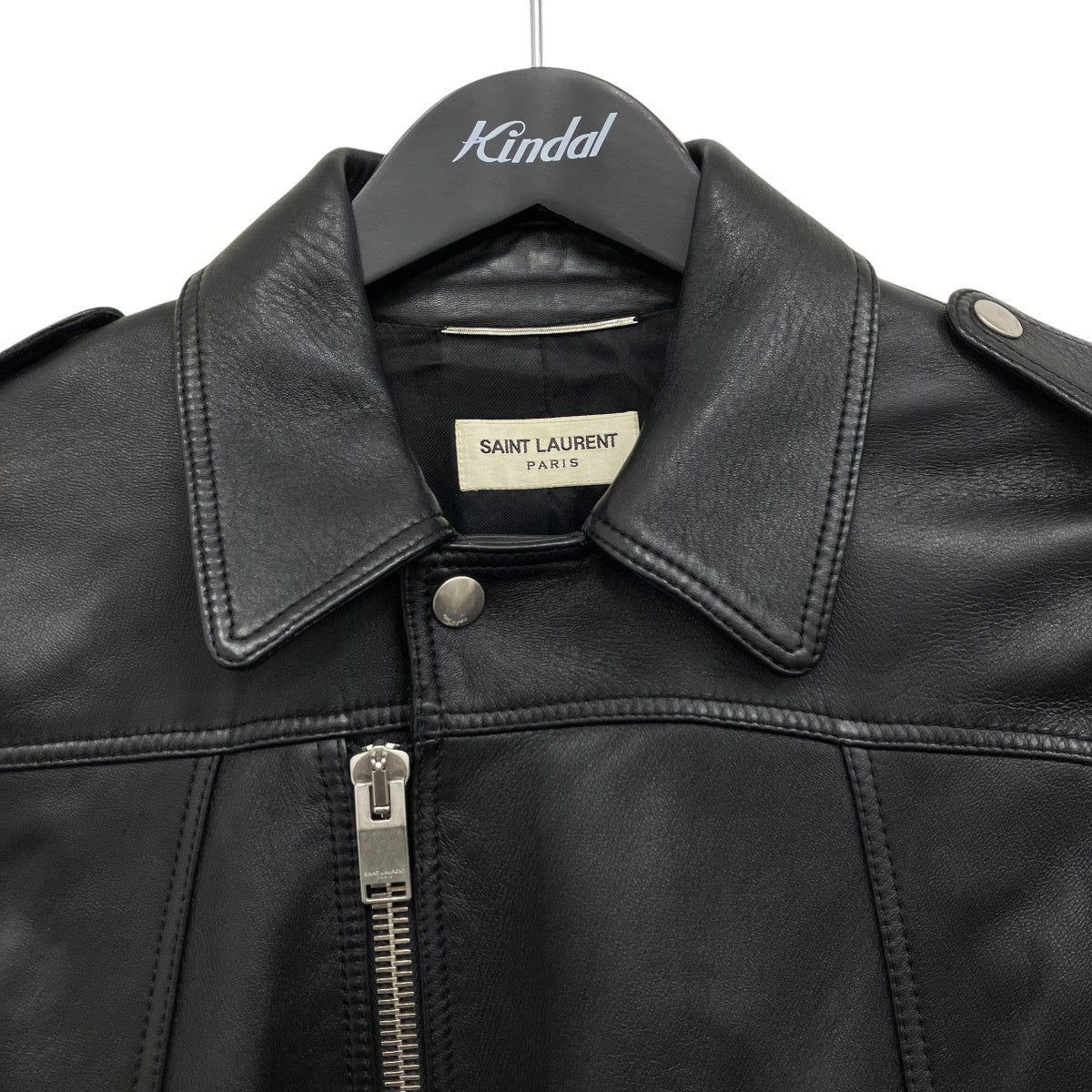 Saint Laurent Paris ライダースジャケット 古着・中古-3枚目のアイテム画像