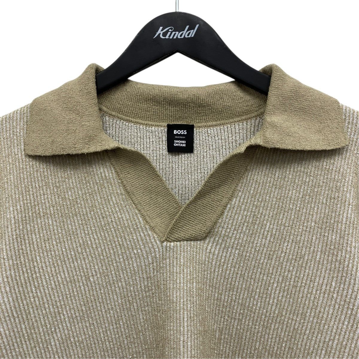 BOSS×SHOHEI OHTANI スキッパーニット 古着・中古-3枚目のアイテム画像