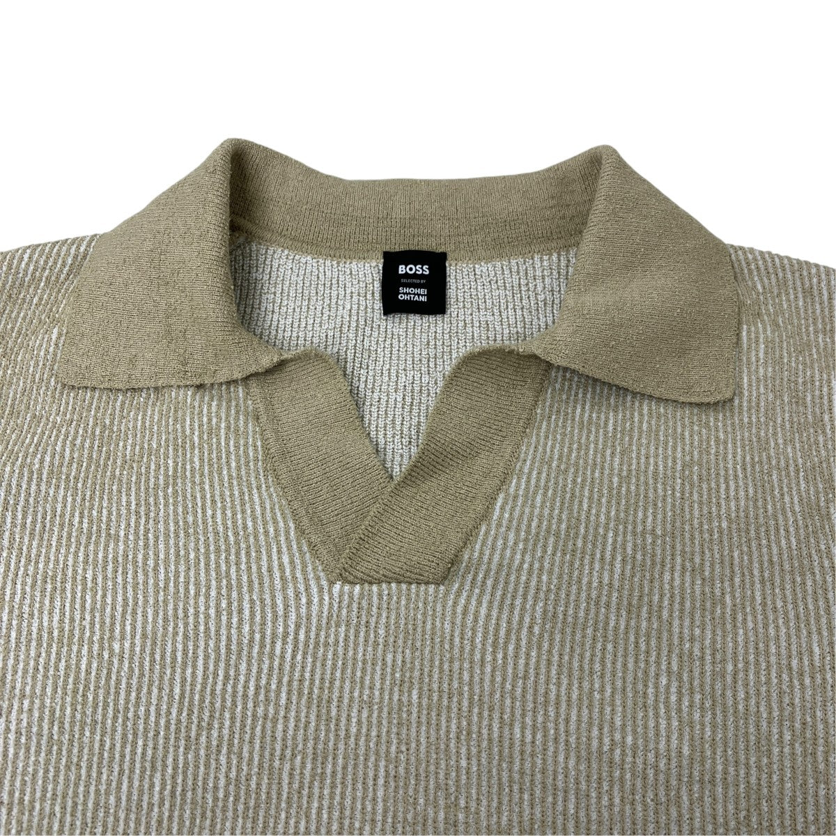 BOSS×SHOHEI OHTANI スキッパーニット 古着・中古-4枚目のアイテム画像