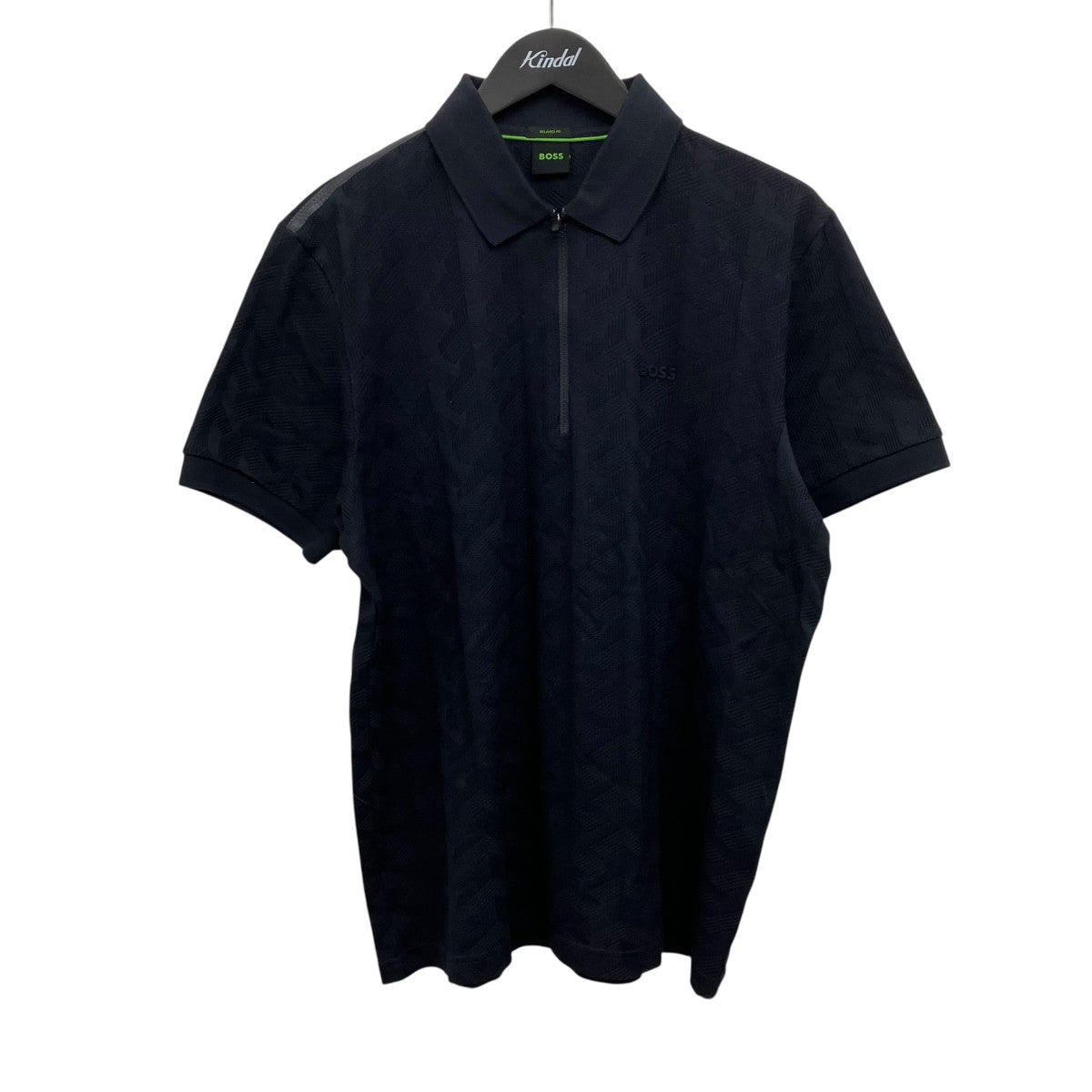 BOSS ハーフジップポロシャツ 古着・中古-1枚目のアイテム画像