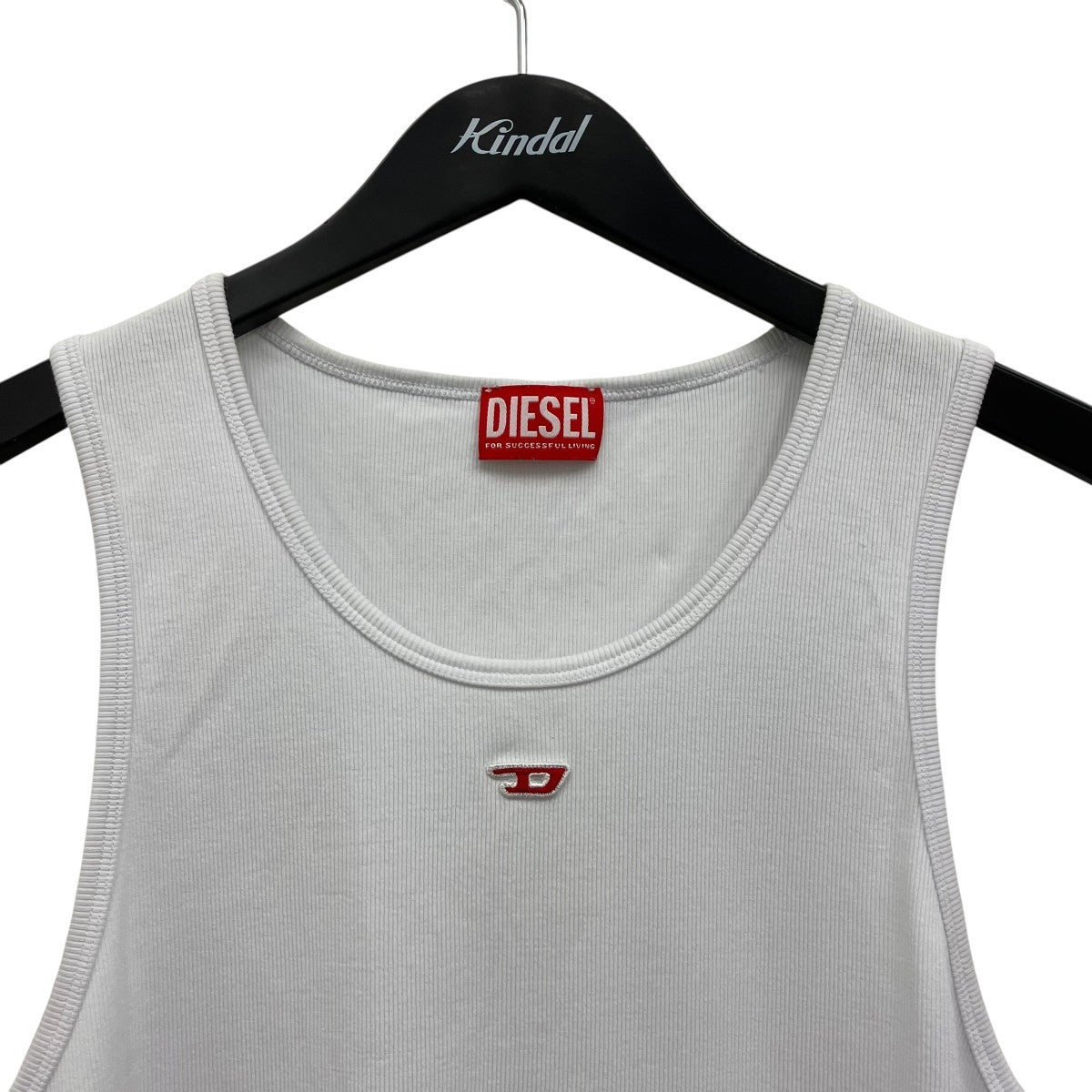 DIESEL(ディーゼル) ロゴタンクトップ A04088 ホワイト サイズ M
