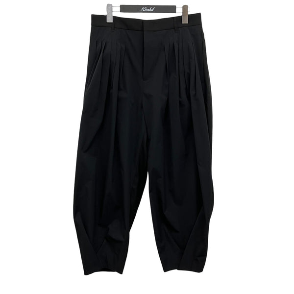 ADER error(アーダーエラー) プリーツパンツ BO01FWSA0206BK ブラック