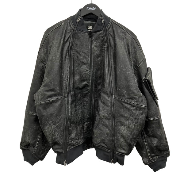 G-STAR RAW(ジースター・ロウ) レザージャケット D28980 ブラック