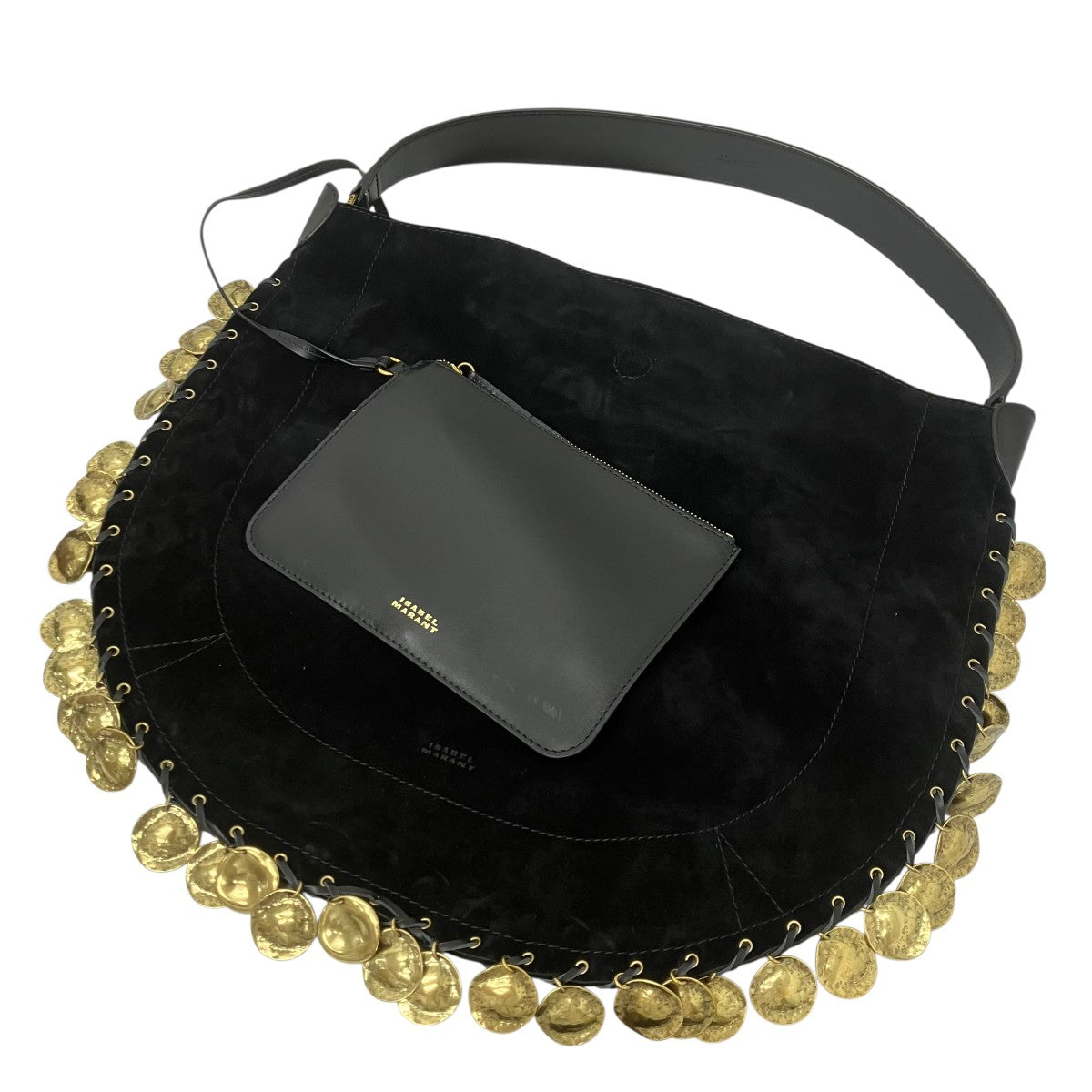 ISABEL MARANT OSKAN SOFT ZIP BAGワンショルダーバッグ 古着・中古-1枚目のアイテム画像
