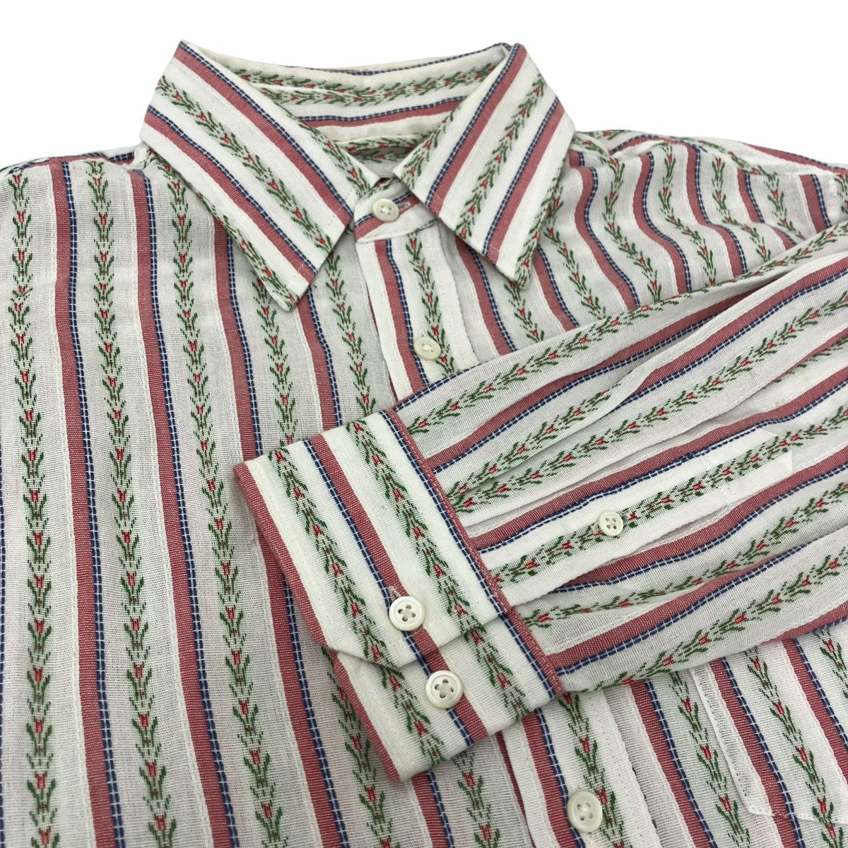 Flower Striped Shirt シャツ