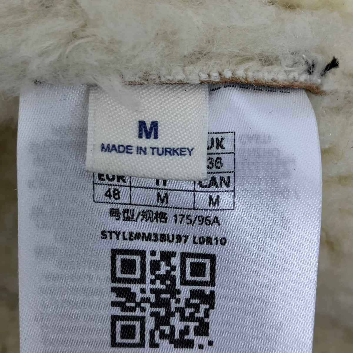 GUESS sherpa leather trucker jacket レザーボアジャケット 古着・中古-6枚目のアイテム画像
