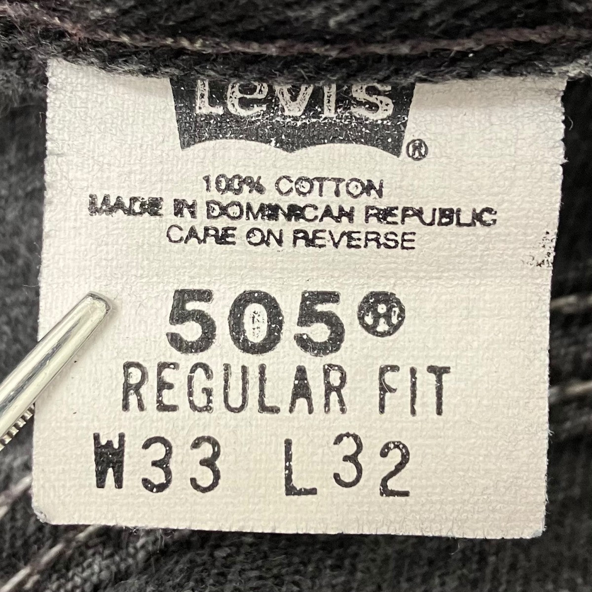 LEVI’S 505 デニムパンツ 古着・中古-6枚目のアイテム画像