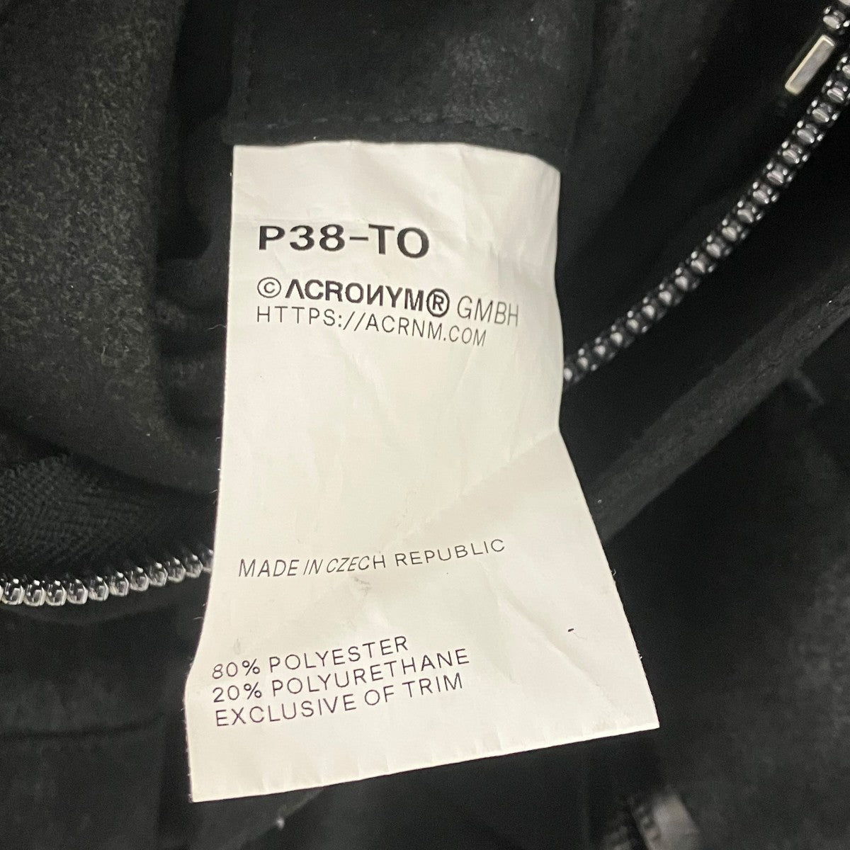 ACRONYM ウルトラスウェードカーゴパンツ 古着・中古-7枚目のアイテム画像
