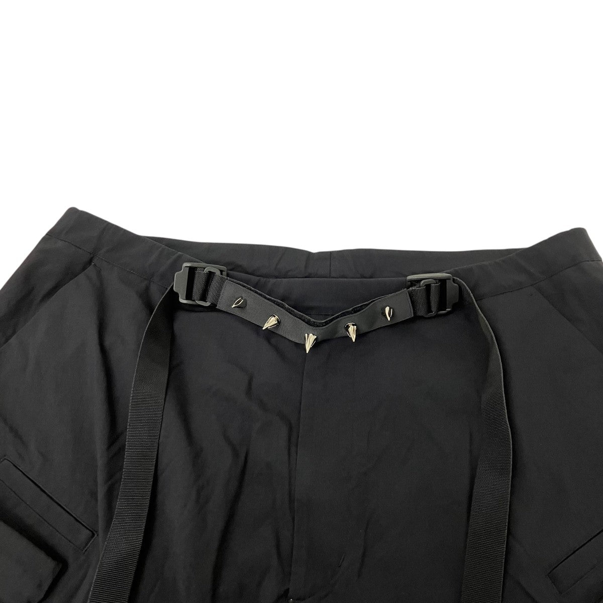ACRONYM スパイクベルトサルエルショートパンツ 古着・中古-3枚目のアイテム画像