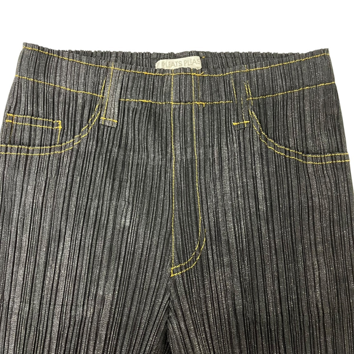 PLEATS PLEASE イミテーションプリーツパンツ 古着・中古-3枚目のアイテム画像