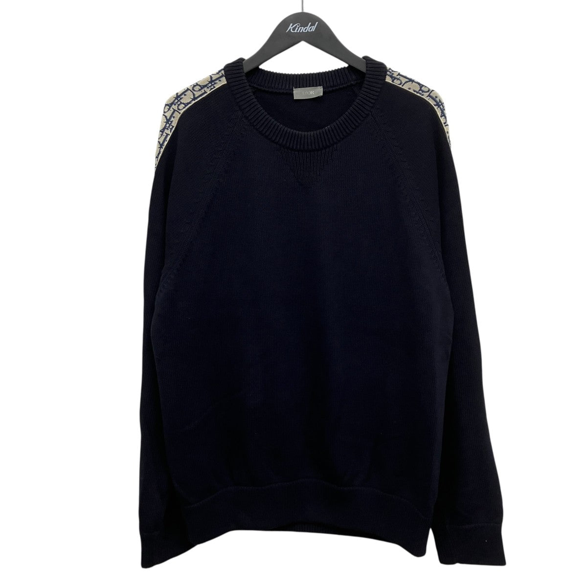 DIOR オブリークラインコットンニット 古着・中古-1枚目のアイテム画像