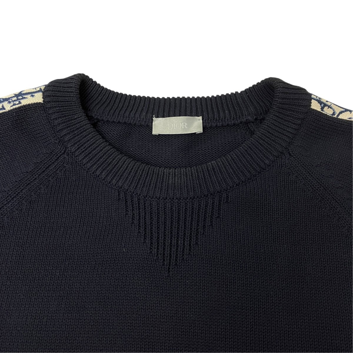 DIOR オブリークラインコットンニット 古着・中古-4枚目のアイテム画像