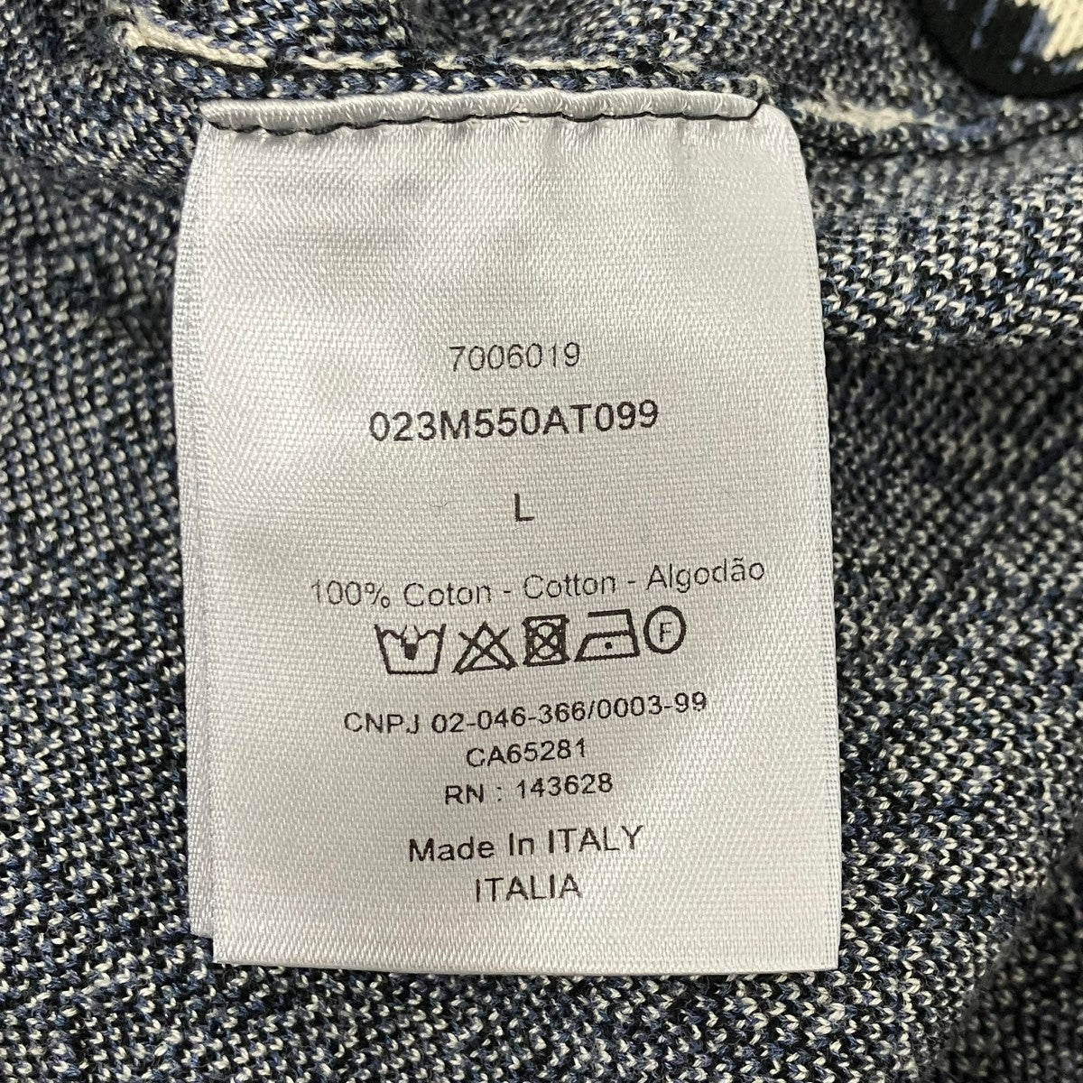 DIOR オブリーク総柄シャツ 古着・中古-6枚目のアイテム画像