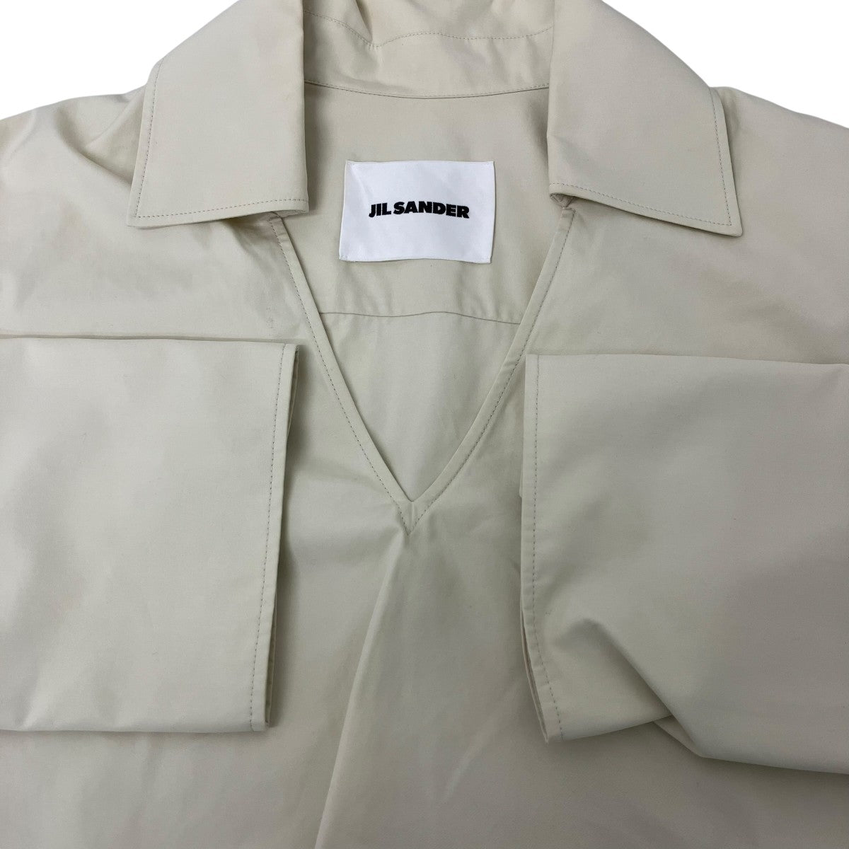 JIL SANDER オーバーサイズスキッパーシャツ 古着・中古-4枚目のアイテム画像