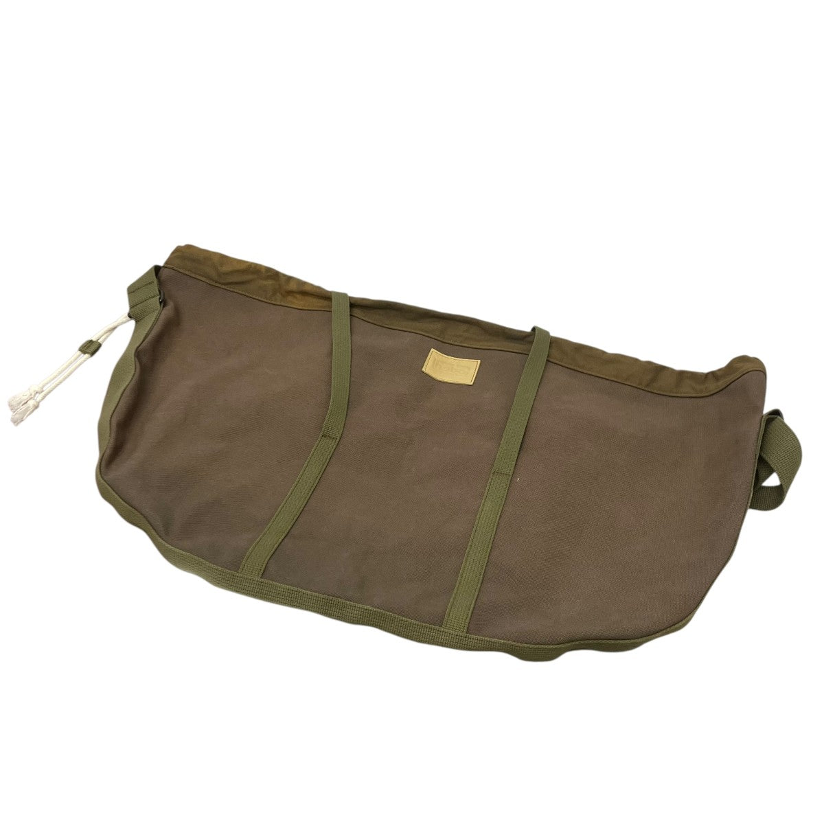 Cotton Canvas Round Shoulder Bagキャンバスラウンドショルダーバッグ