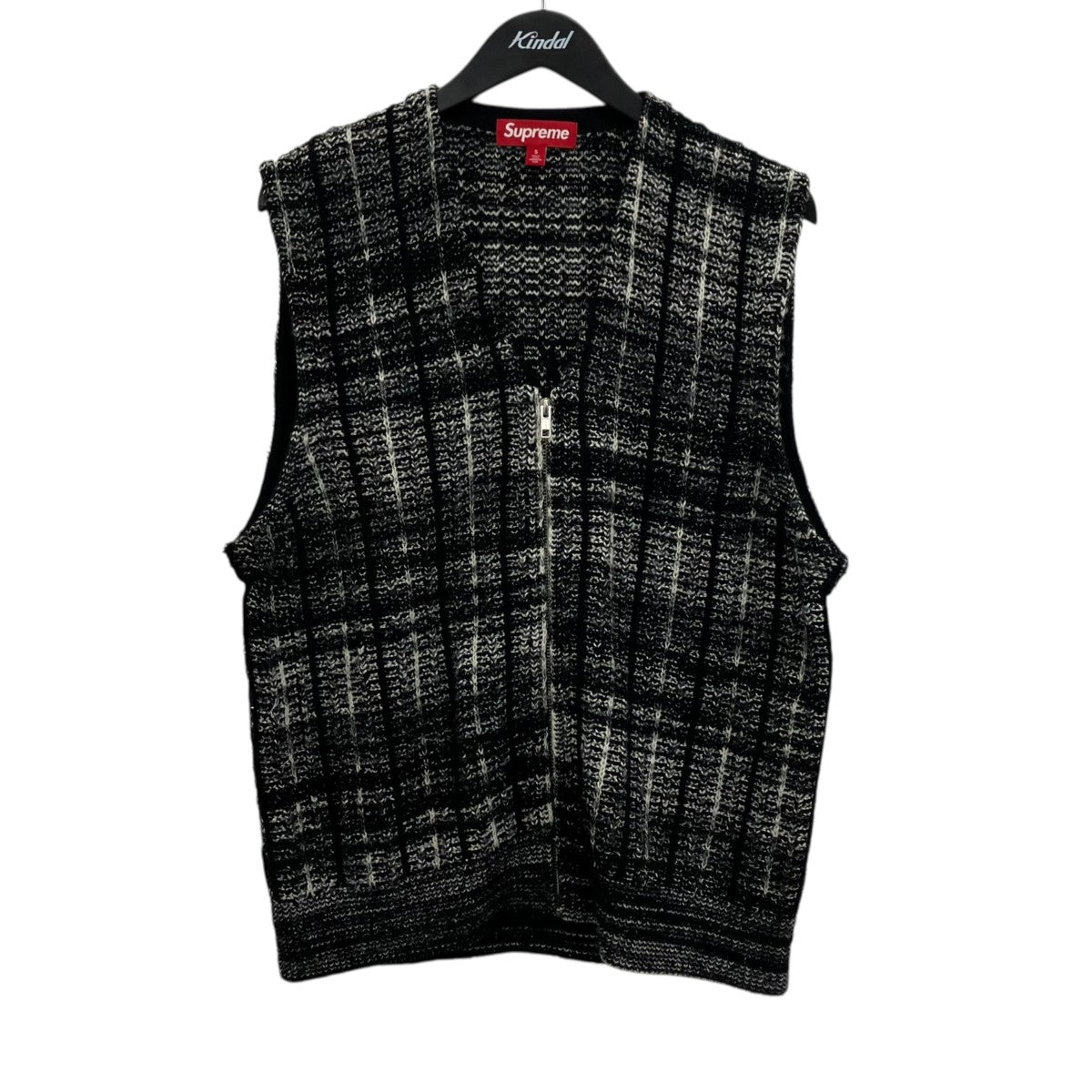 SPECKLED ZIP UP SWEATER VEST ジップアップセーターベスト
