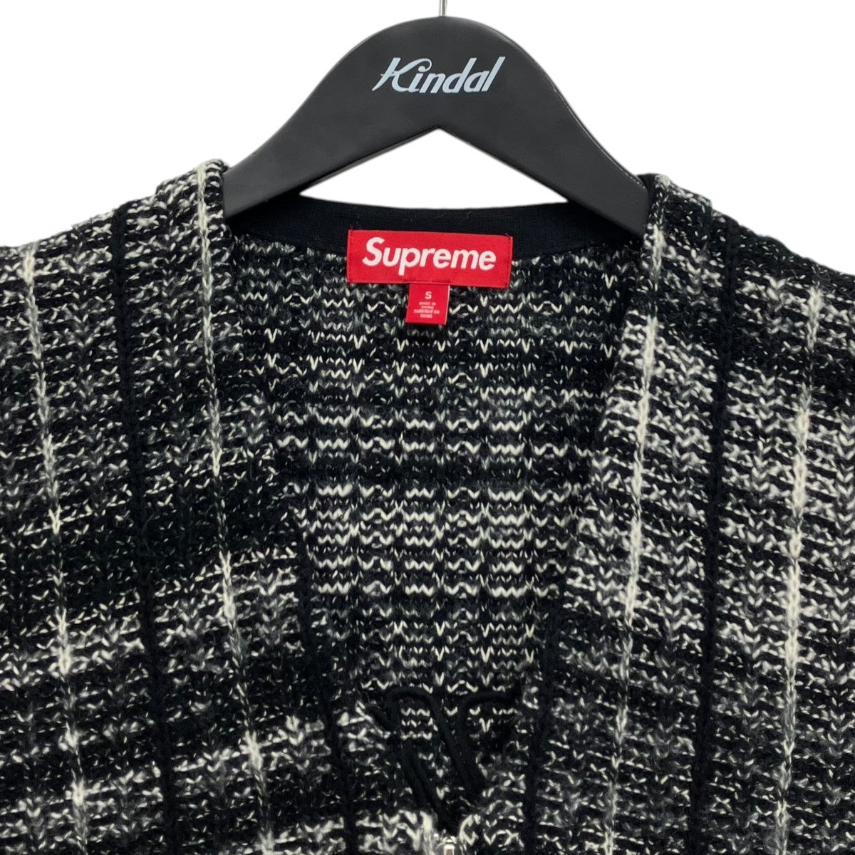 SPECKLED ZIP UP SWEATER VEST ジップアップセーターベスト