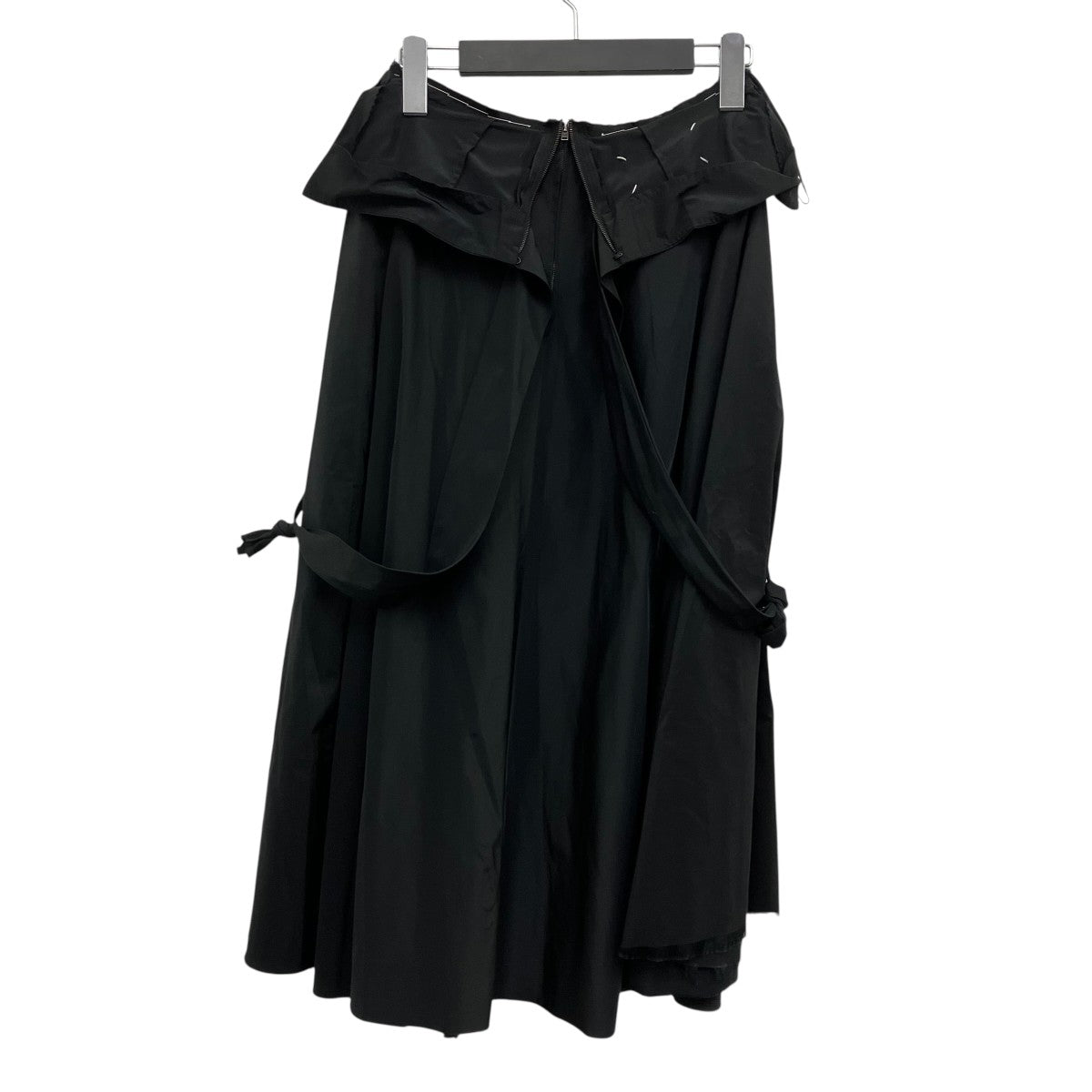 Maison Margiela Back Stitch Detail Poly Skirt バックステッチデティールスカート 古着・中古-2枚目のアイテム画像