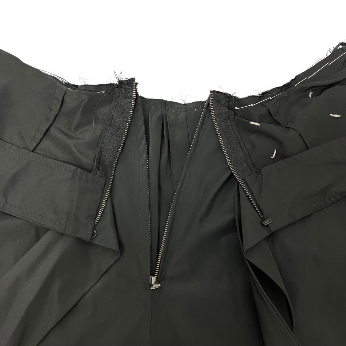 Maison Margiela Back Stitch Detail Poly Skirt バックステッチデティールスカート 古着・中古-6枚目のアイテム画像