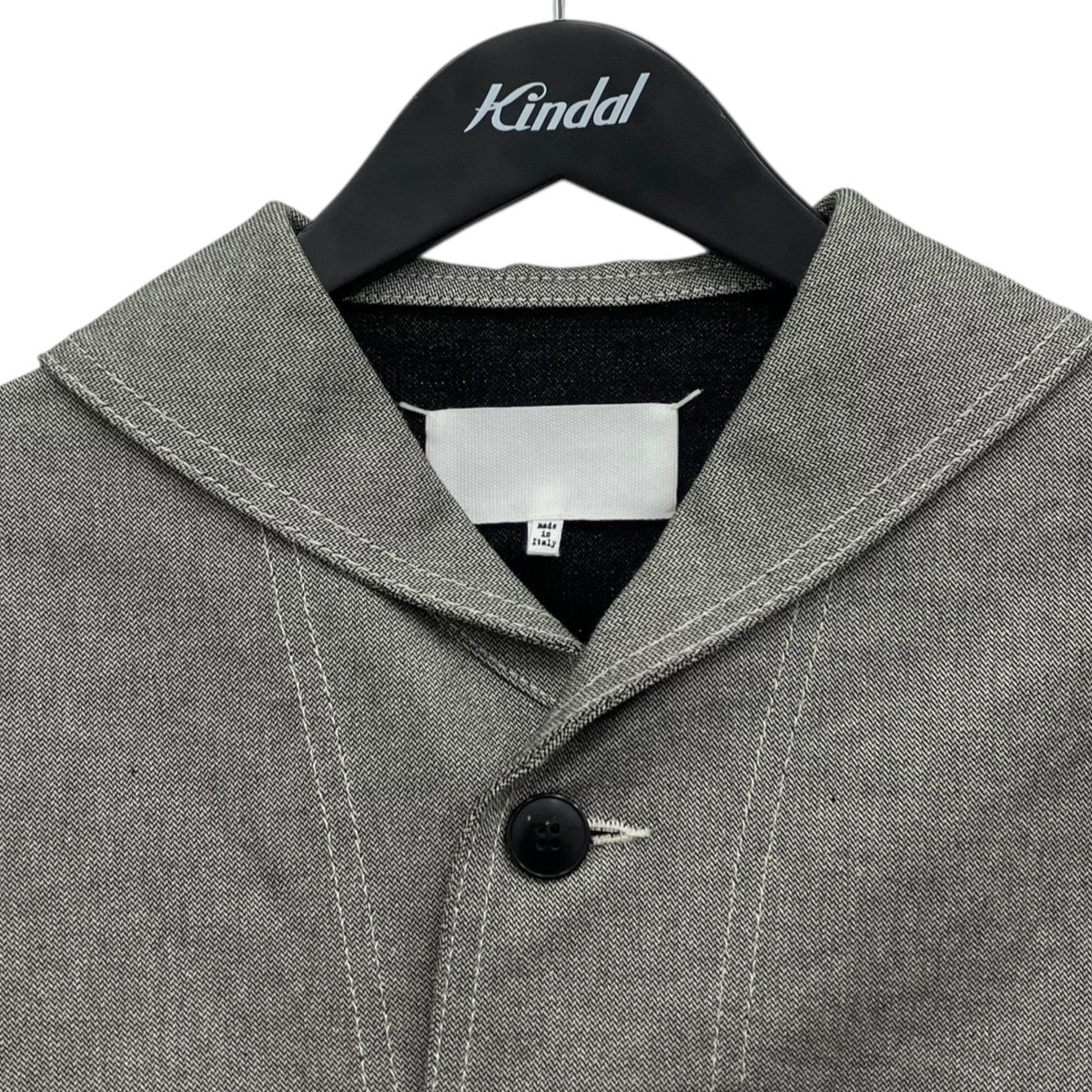 Maison Margiela ショールカラーピーチスキンジャケット 古着・中古-3枚目のアイテム画像