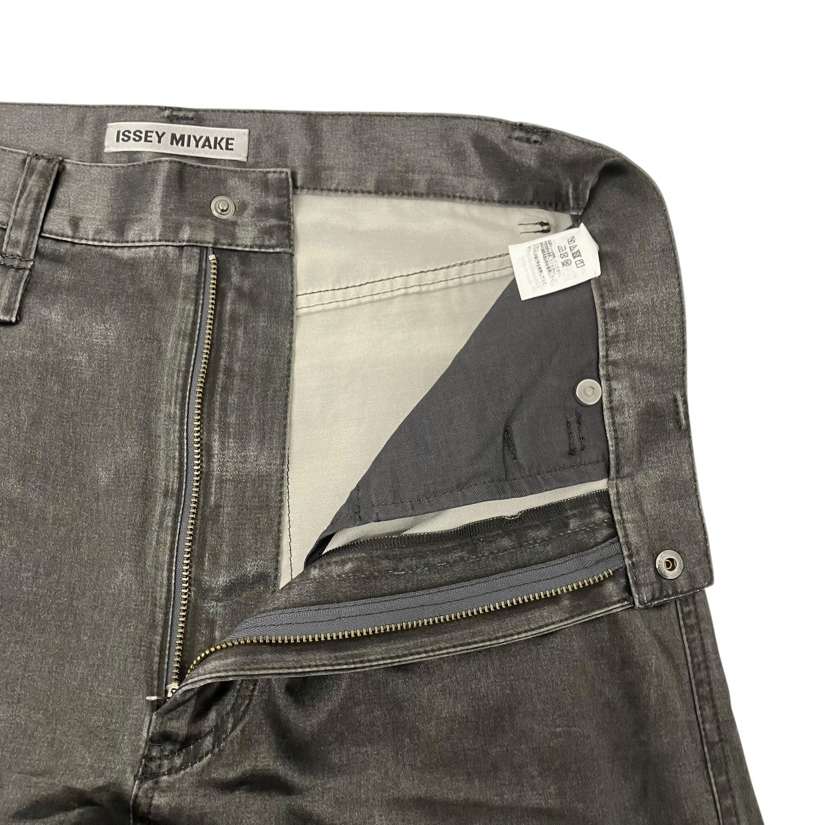 ISSEY MIYAKE サテントラウザー 古着・中古-4枚目のアイテム画像