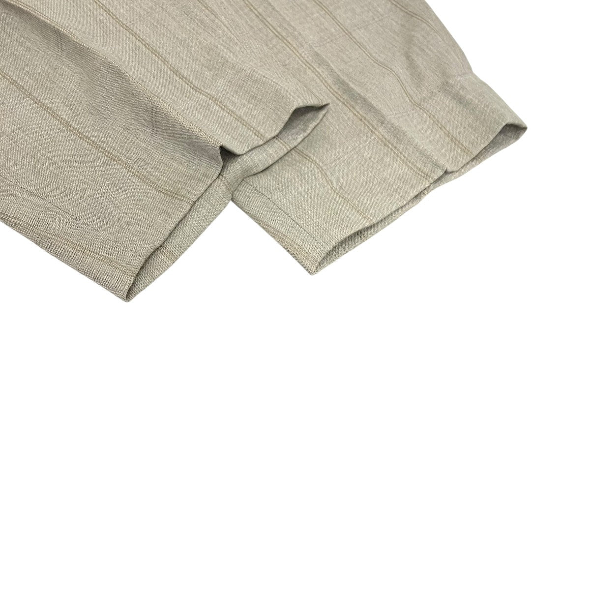 nonnotte 2-Tuck Wide Tapered Trousers ウールシルク ゴースト プレイド 2タック ワイドテーパード トラウザー 古着・中古-3枚目のアイテム画像
