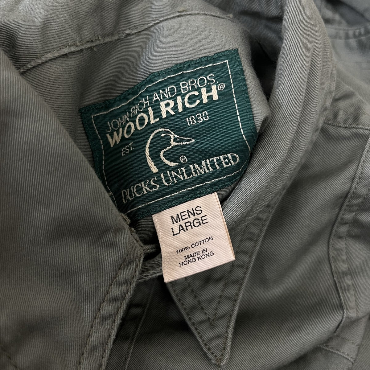 WOOLRICH ワークシャツ 古着・中古-5枚目のアイテム画像