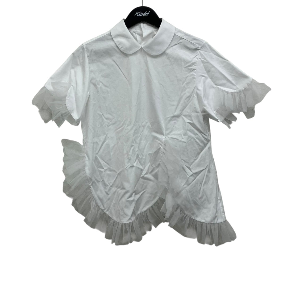 noir kei ninomiya チュールドッキングシャツブラウス 古着・中古-1枚目のアイテム画像