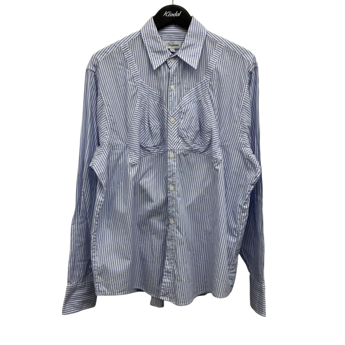 Vaquera ストライプシャツ 古着・中古-1枚目のアイテム画像