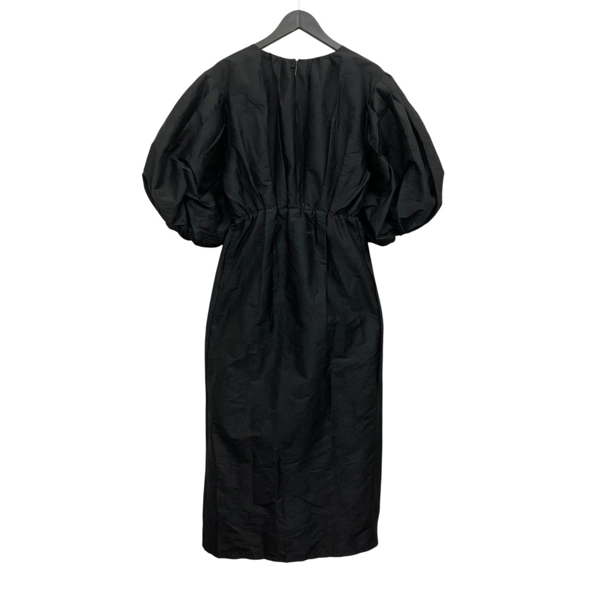ne quittez pas Poly Dupion Flower Embroidery Balloon Dress ワンピース 古着・中古-2枚目のアイテム画像