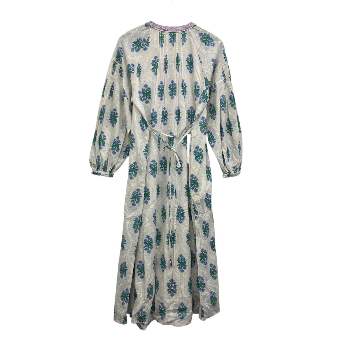 ne quittez pas(ヌキテパ) Cotton Jacquard Iberis Print Pintuck
