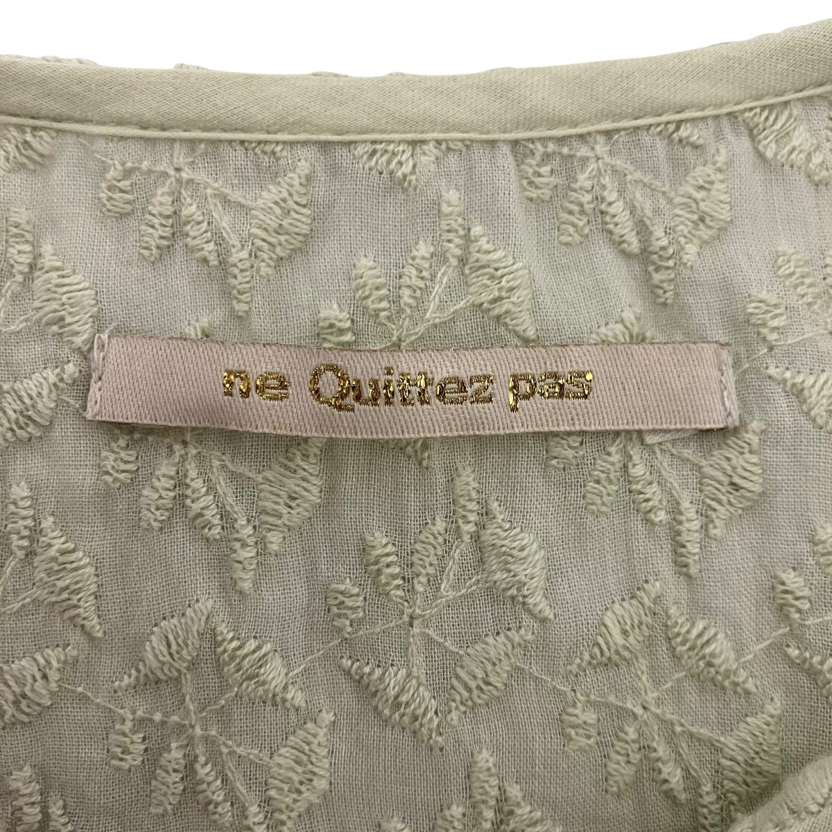 ne quittez pas キャミソールブラウス 古着・中古-5枚目のアイテム画像
