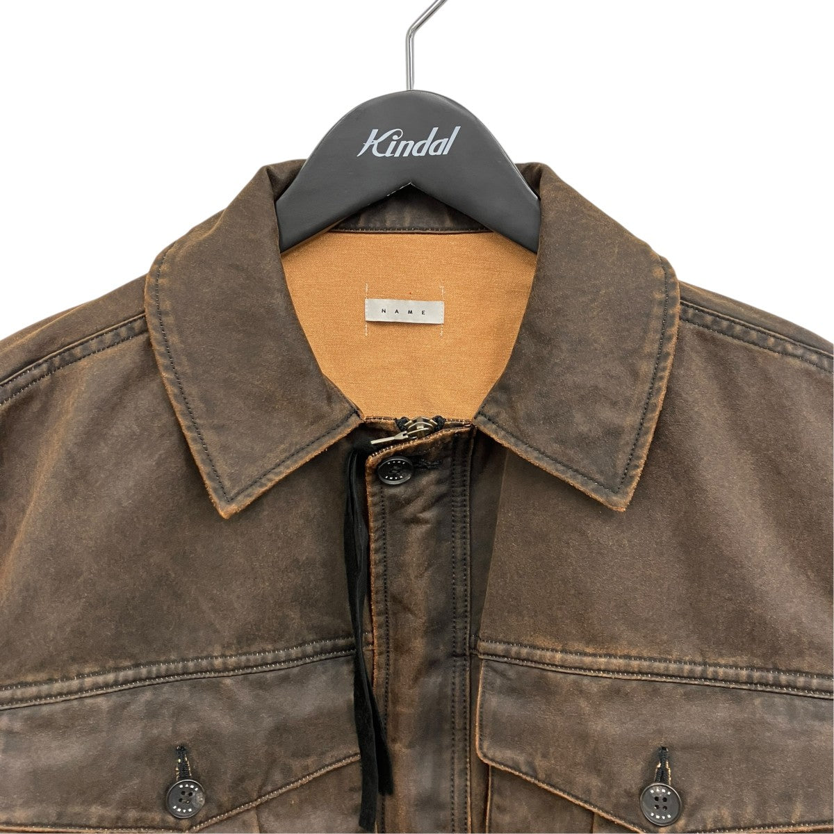 Name． WAX COATING FIELD JACKET ブルゾン 古着・中古-3枚目のアイテム画像