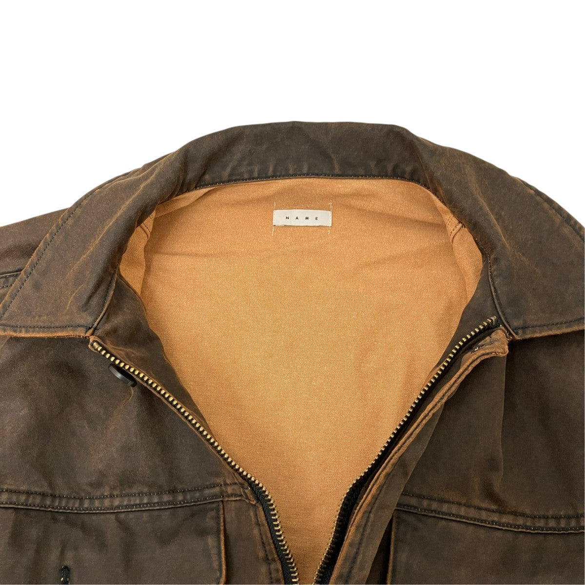 Name． WAX COATING FIELD JACKET ブルゾン 古着・中古-4枚目のアイテム画像