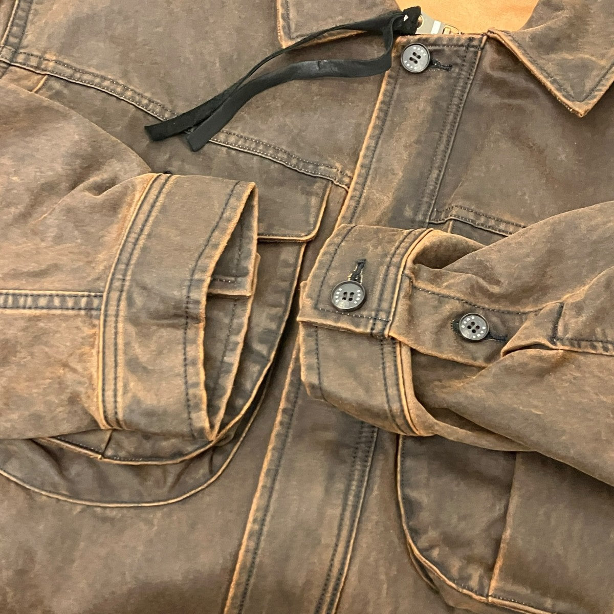 Name． WAX COATING FIELD JACKET ブルゾン 古着・中古-5枚目のアイテム画像