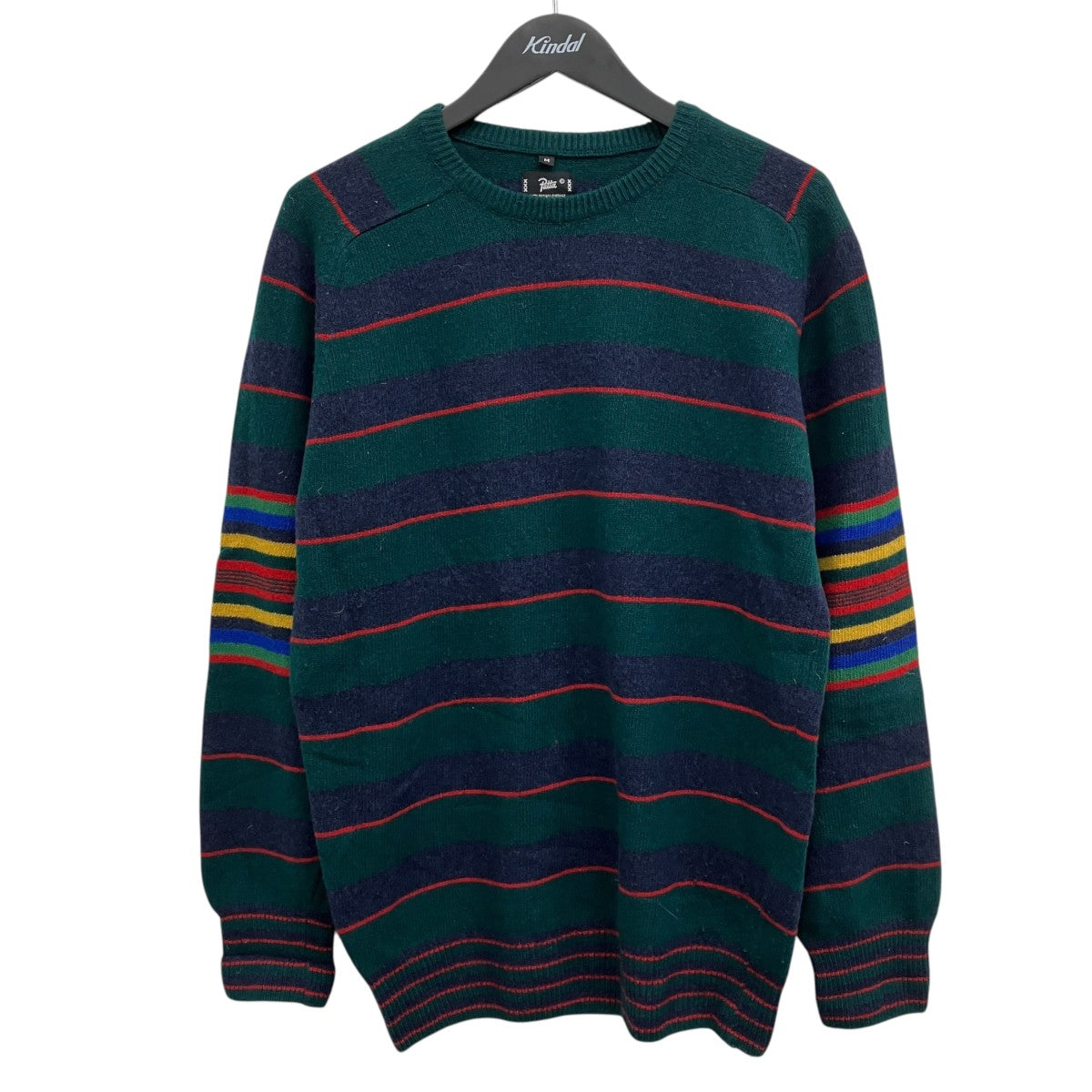 Patta ボーダーニット 古着・中古-1枚目のアイテム画像