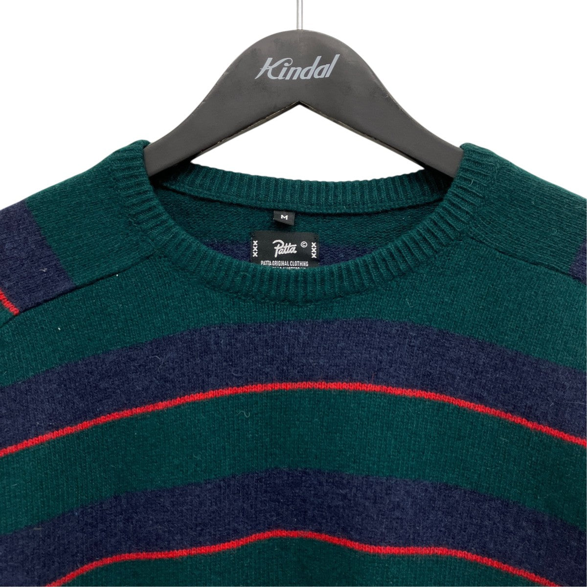 Patta ボーダーニット 古着・中古-3枚目のアイテム画像