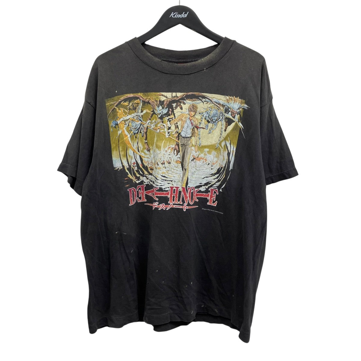 SAINT MICHAEL 26SSDETH NOTE T-SHIRT ダメージ加工カットソー 古着・中古-1枚目のアイテム画像