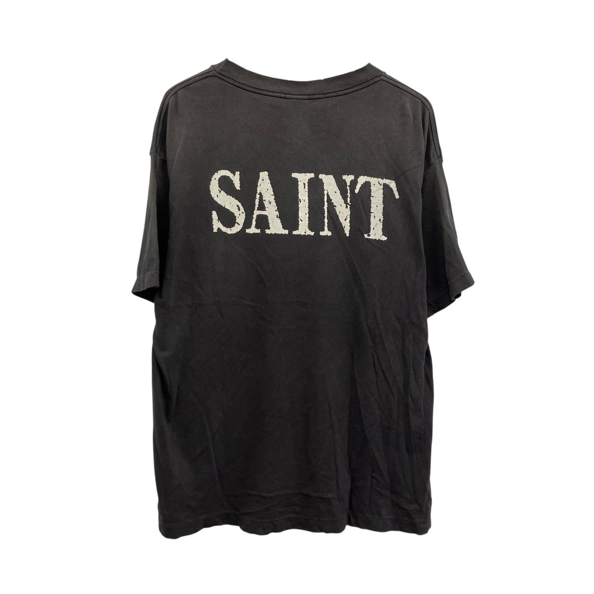 SAINT MICHAEL 26SSDETH NOTE T-SHIRT ダメージ加工カットソー 古着・中古-2枚目のアイテム画像