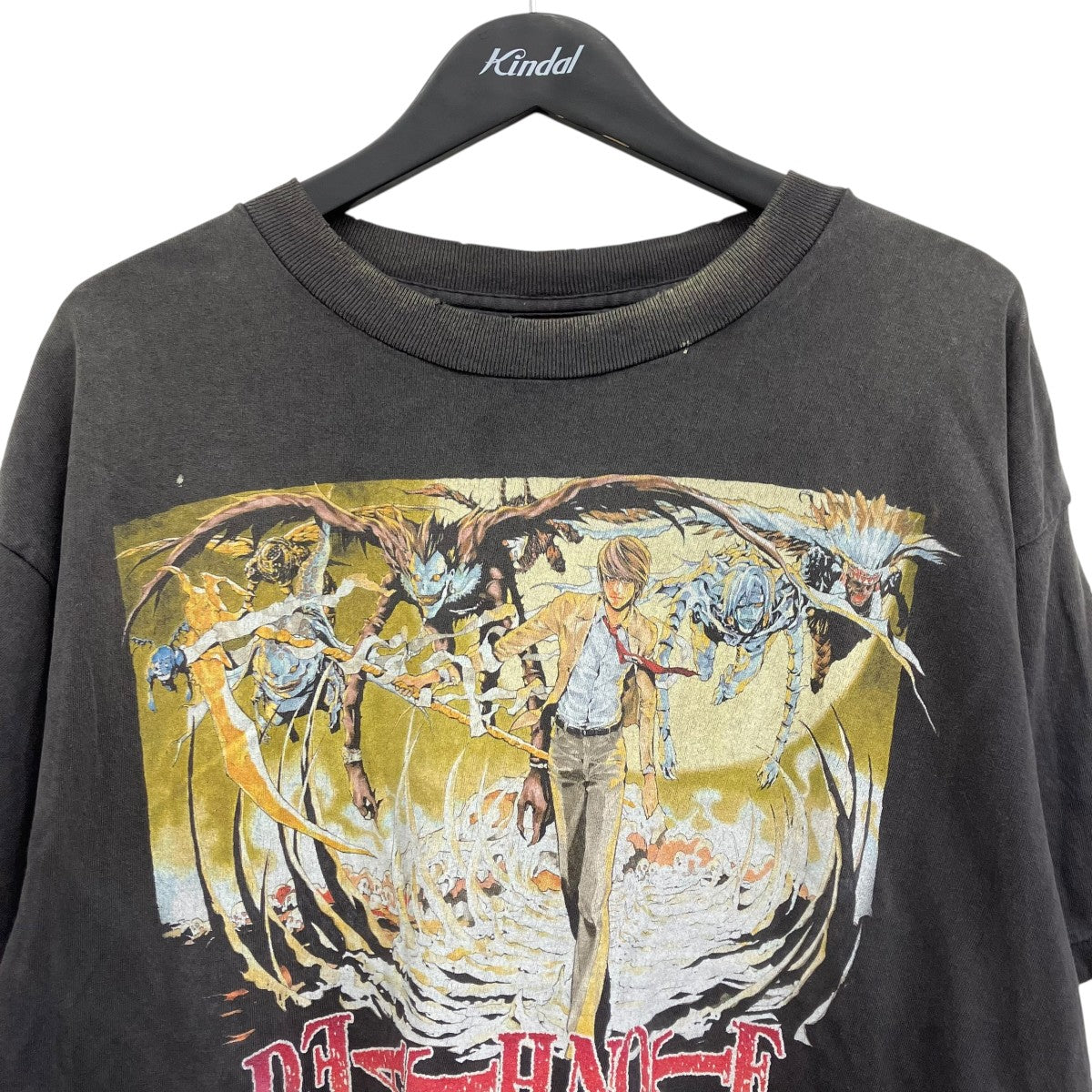 SAINT MICHAEL 26SSDETH NOTE T-SHIRT ダメージ加工カットソー 古着・中古-3枚目のアイテム画像
