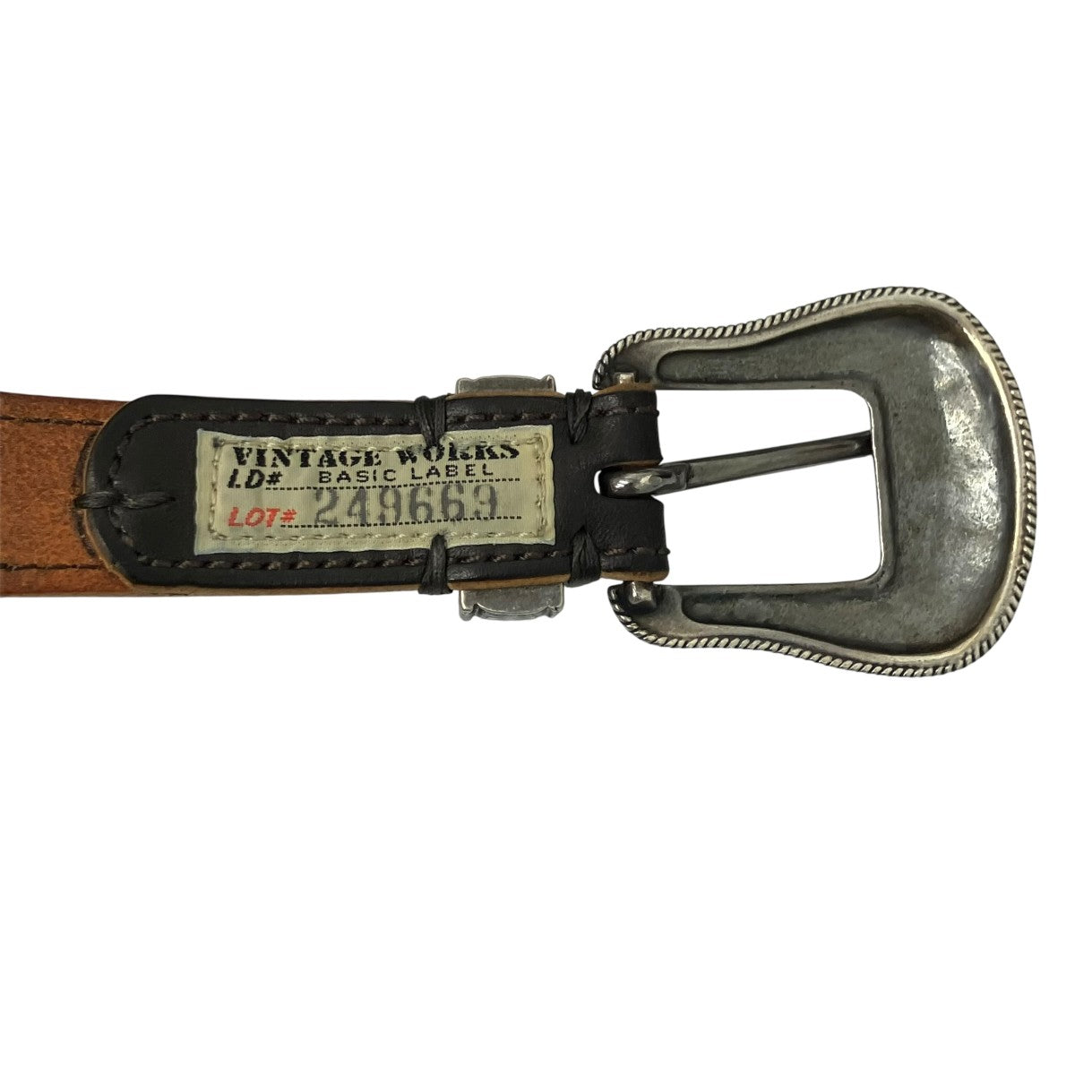 VINTAGE WORKS ウエスタンベルト 古着・中古-6枚目のアイテム画像