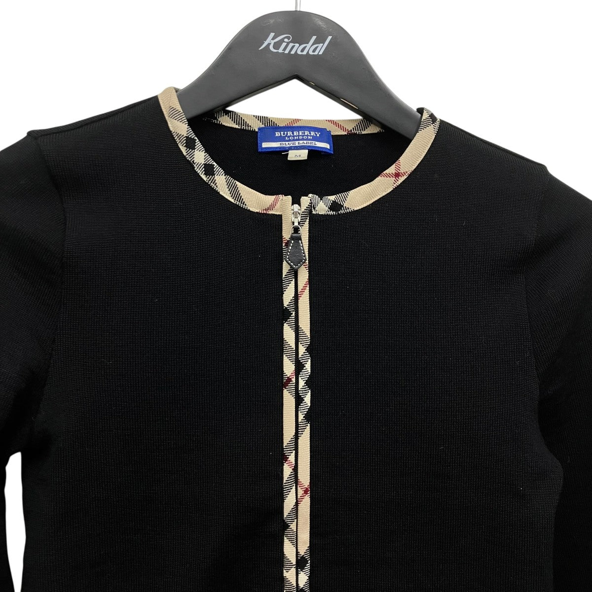 BURBERRY BLUE LABEL ジップカーディガン 古着・中古-3枚目のアイテム画像