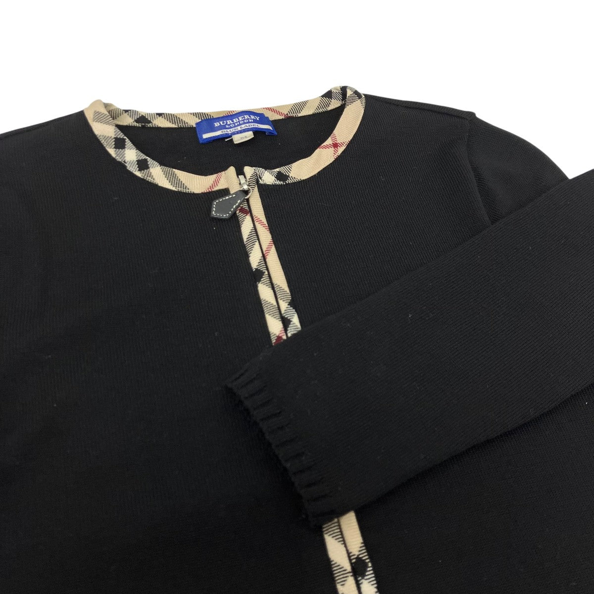 BURBERRY BLUE LABEL ジップカーディガン 古着・中古-4枚目のアイテム画像