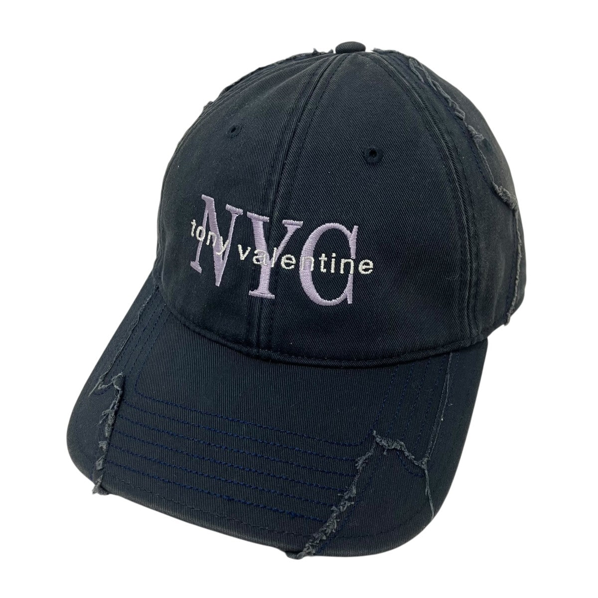 FIFTH×tony valentine NYC Distressed Tony Valentine NYC capキャップ